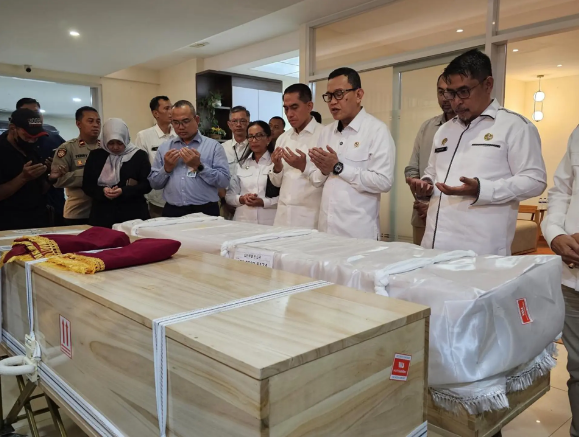 Jenazah WNI yang Jatuh di Bandara Incheon Korea Selatan Tiba di Indonesia